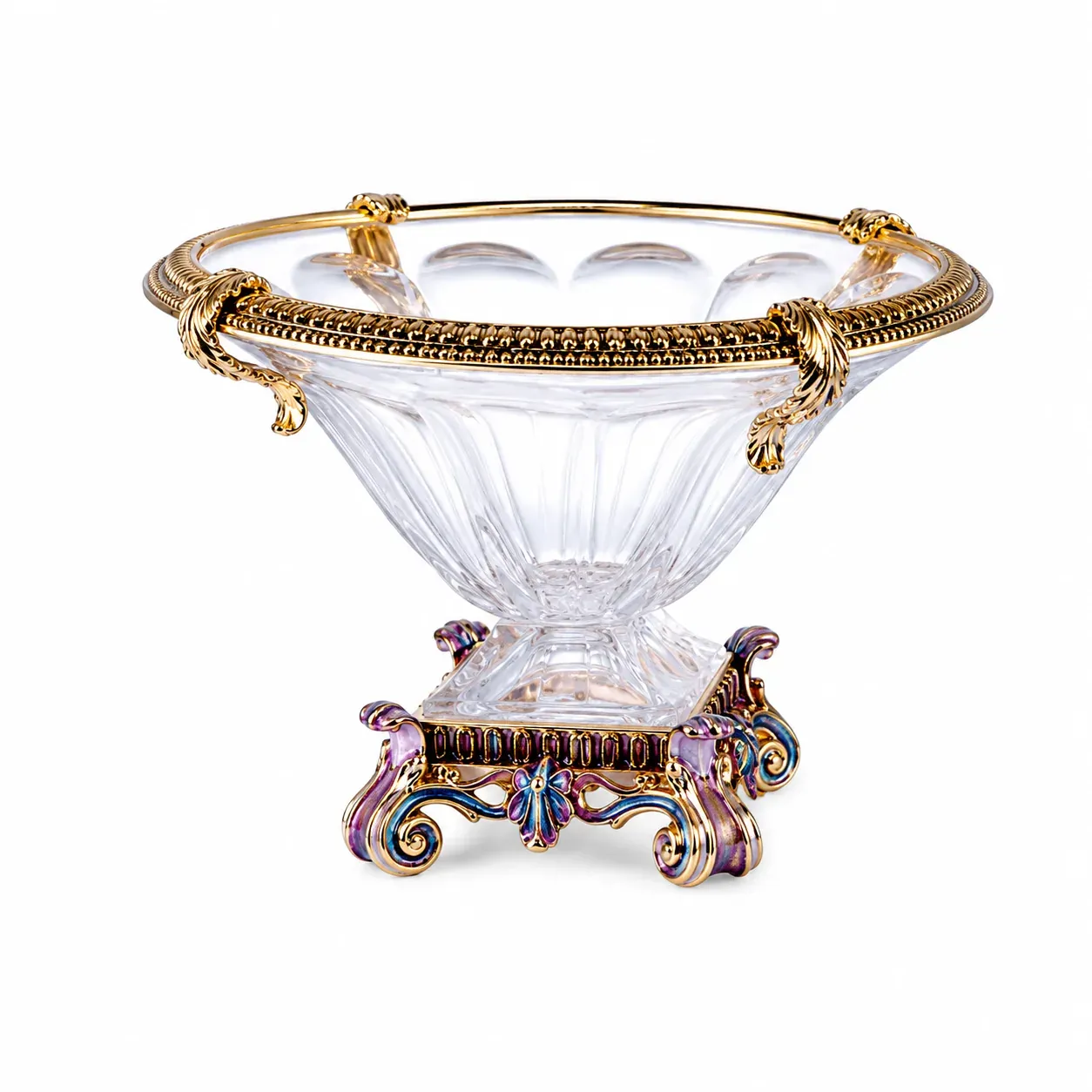 Gilt-Mounted Centerpiece