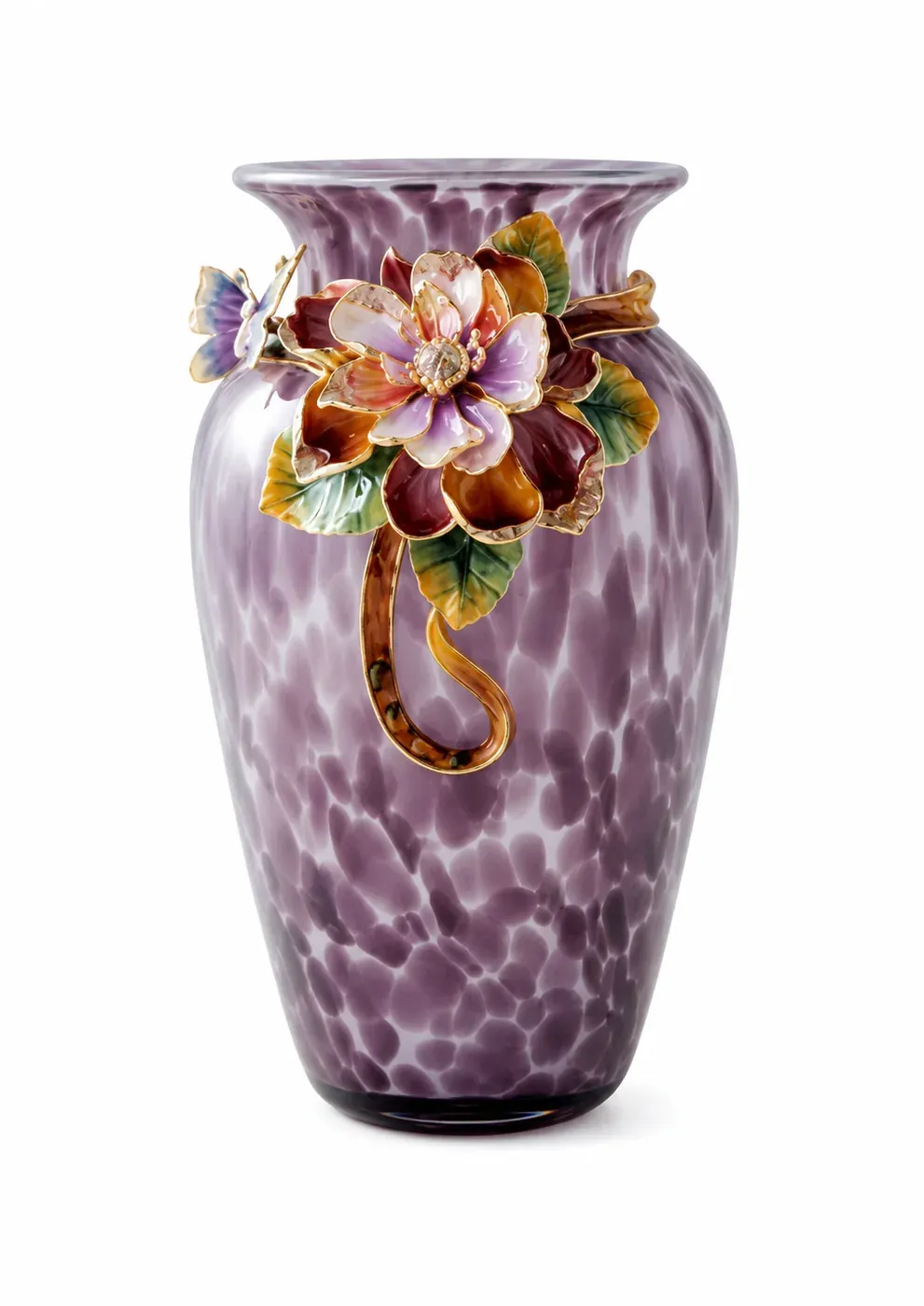 Violet Blossom Vase