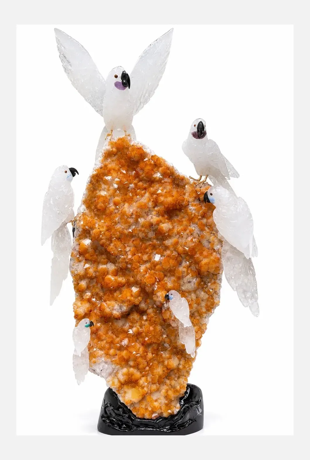Cockatoos on Citrine