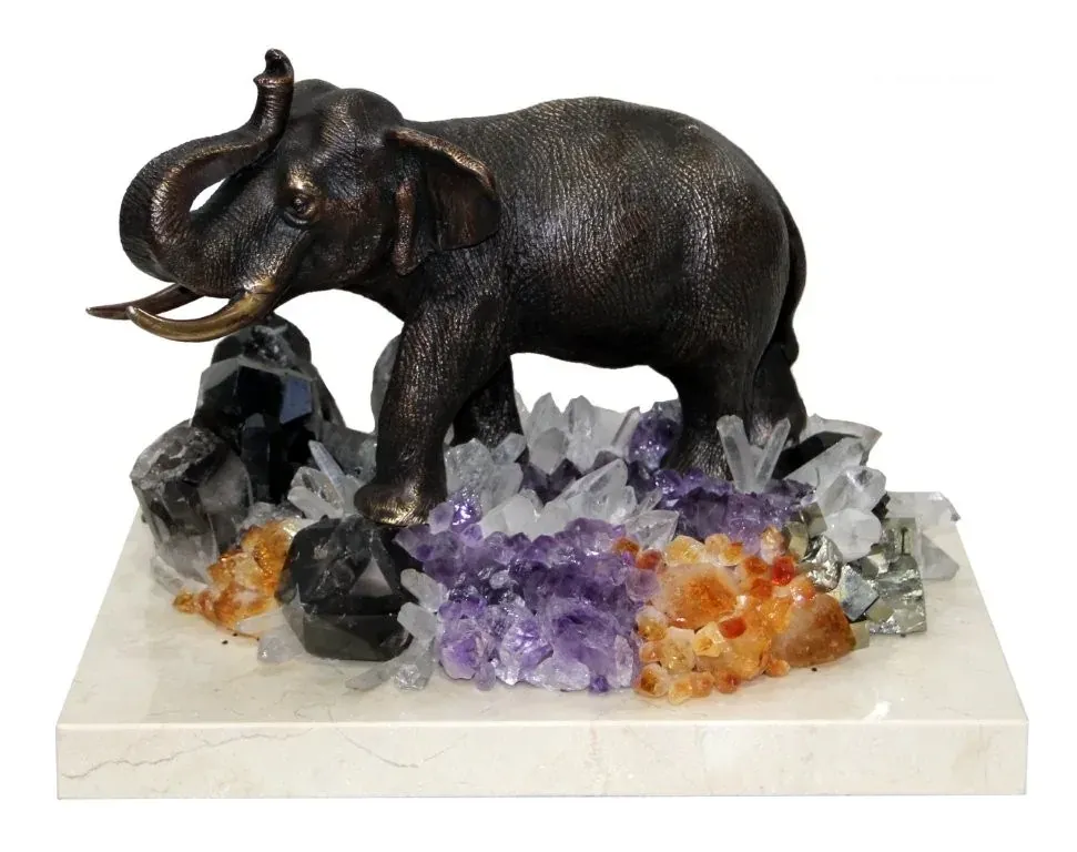 Elephant with Crystals