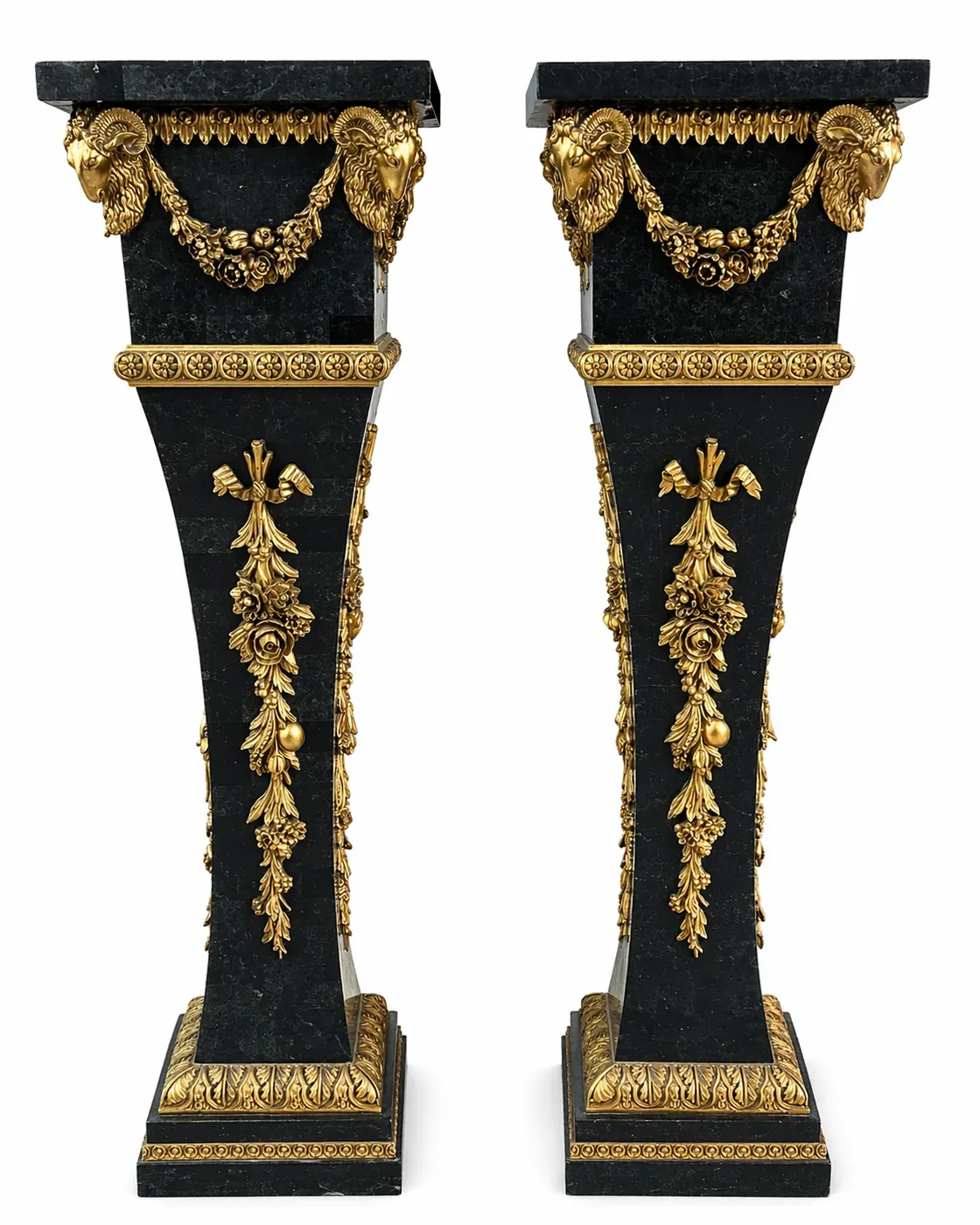 Pair of Marble Pedestals