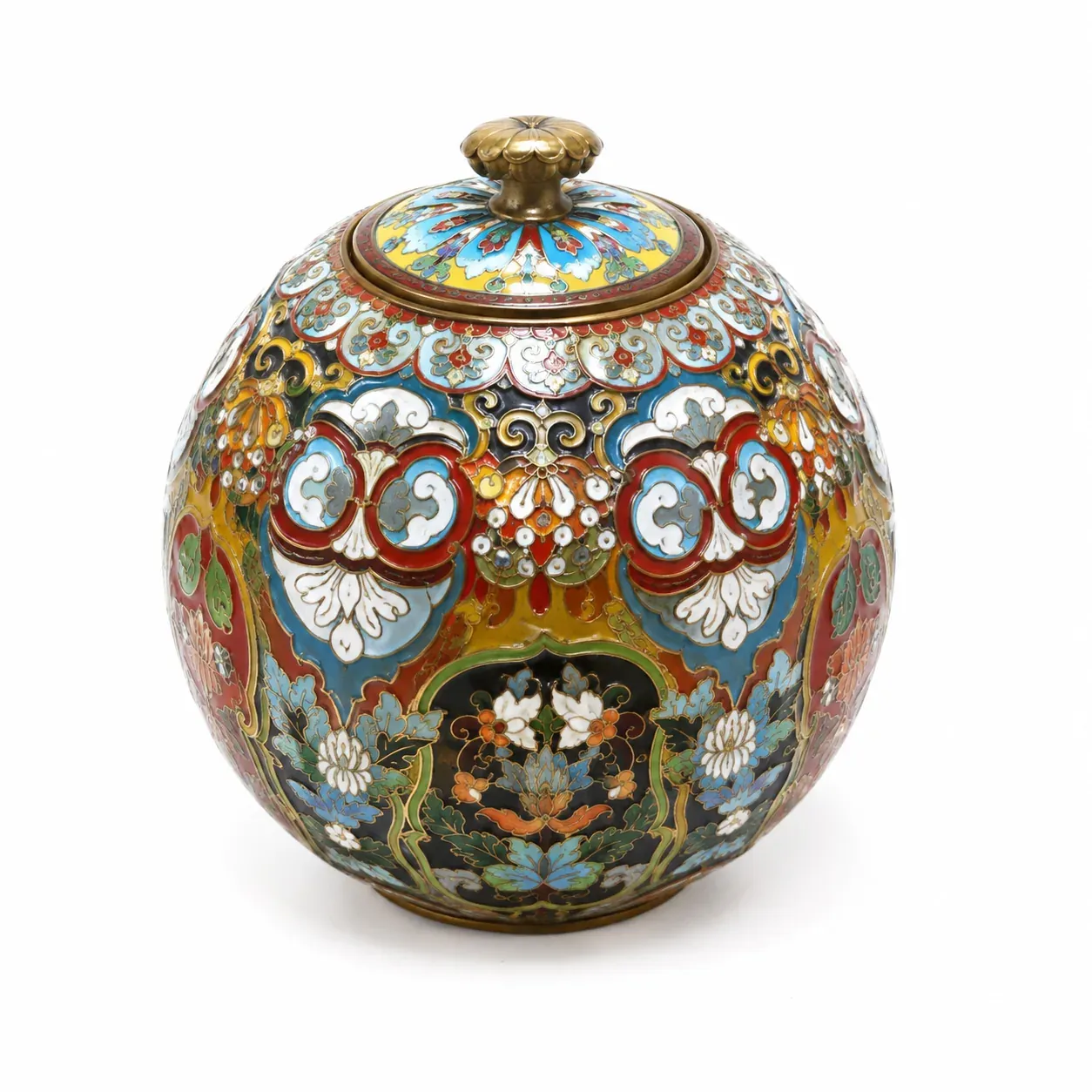 Cloisonné Ginger Jar